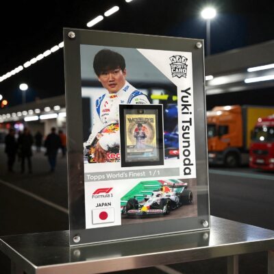 Yuki Tsunoda 1 0f 1 in display case, plus 10 instant wins