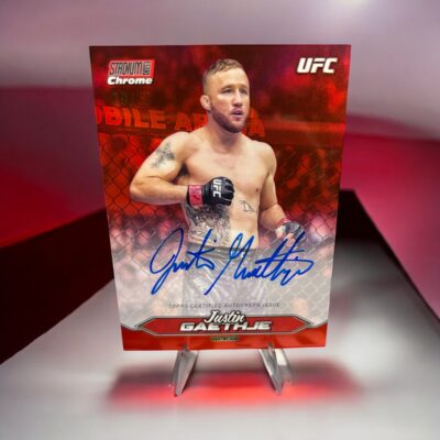 Free competition Justin Gaethje /50 on card auto.