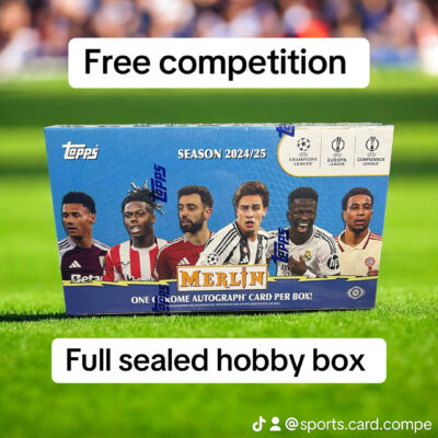 Free comp full sealed Merlin hobby box