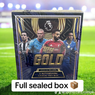 Topps premier league gold full box