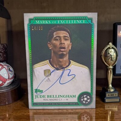 Jude Bellingham marks of excellence /99 on card auto plus 10 instant wins