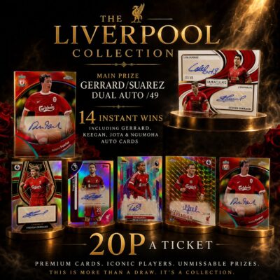 The Liverpool collection Main prize Gerrard/ Suarez dual auto