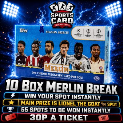 Merlin 10 box break (win your spot instantly, main prize Messi spot)