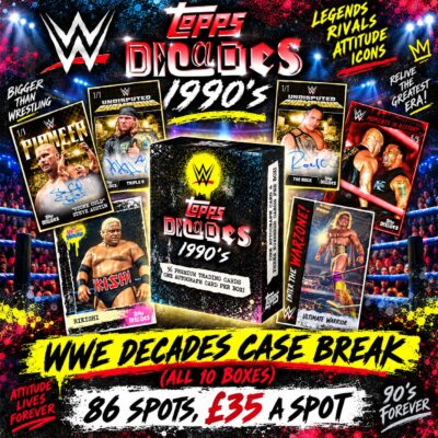 WWE decades case break... 86 spots