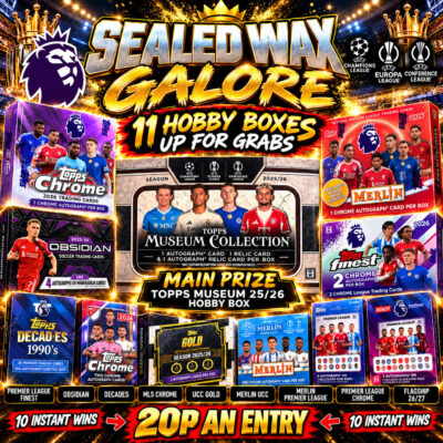 Sealed wax galore (11 hobby boxes up for grabs)